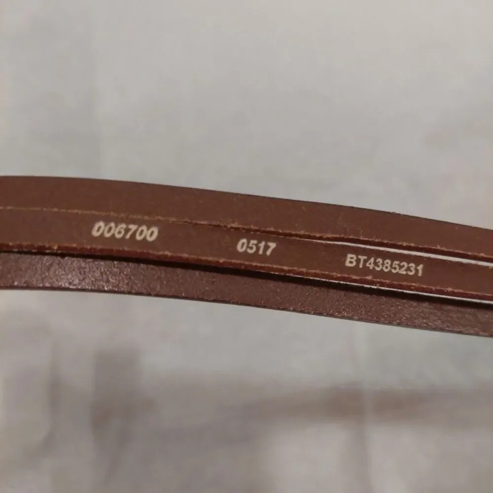 Fossil Brown Split Leather Belt Size Medium Fits 31-37